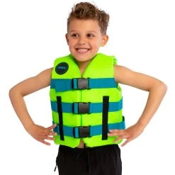 Jobe Nylon Gilet De Sauvetage 50N Enfant Vert Citron