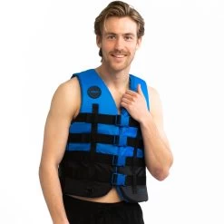 Jobe 4 Buckle Gilet De Sauvetage 50N Bleu