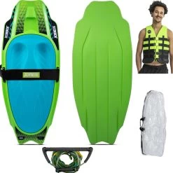 Jobe Slash Ensemble De Kneeboard Vert Citron Deluxe