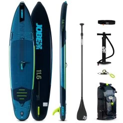 Jobe Duna Bleu Acier 11.6 Ensemble De Sup Gonflable Avec Pagaie Aluminium