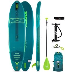 Jobe Yarra Teal 10.6 Ensemble De Sup Gonflable Avec Pagaie Aluminium