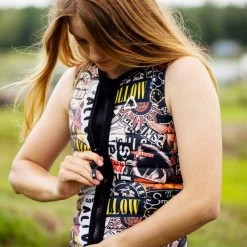 Follow Primary Heights Gilet D'impact Femme Avec ImprimÃ© -JOBE Magasin f13305gr 2 0